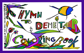 title page hymn to demeter coloring book